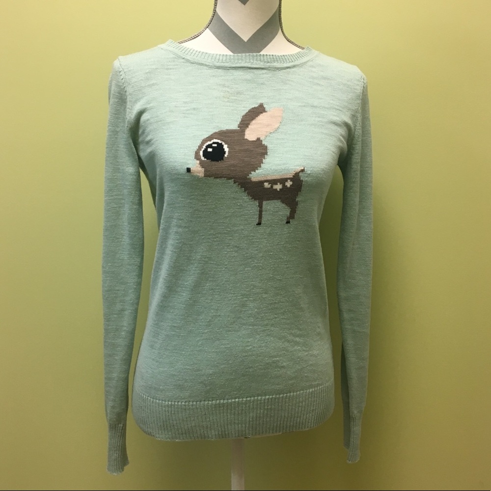 Cute Mossimo Baby Deer Sweater